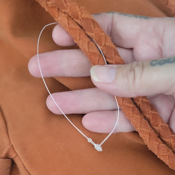 EARTHBOUND Orange Tassel Tote Bag with Bohemian Flair - Picture 6 of 8